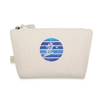 Ski fahren Retro Skier Ski Skifahren Skifahrer - Trousse biologique - nature - Devant