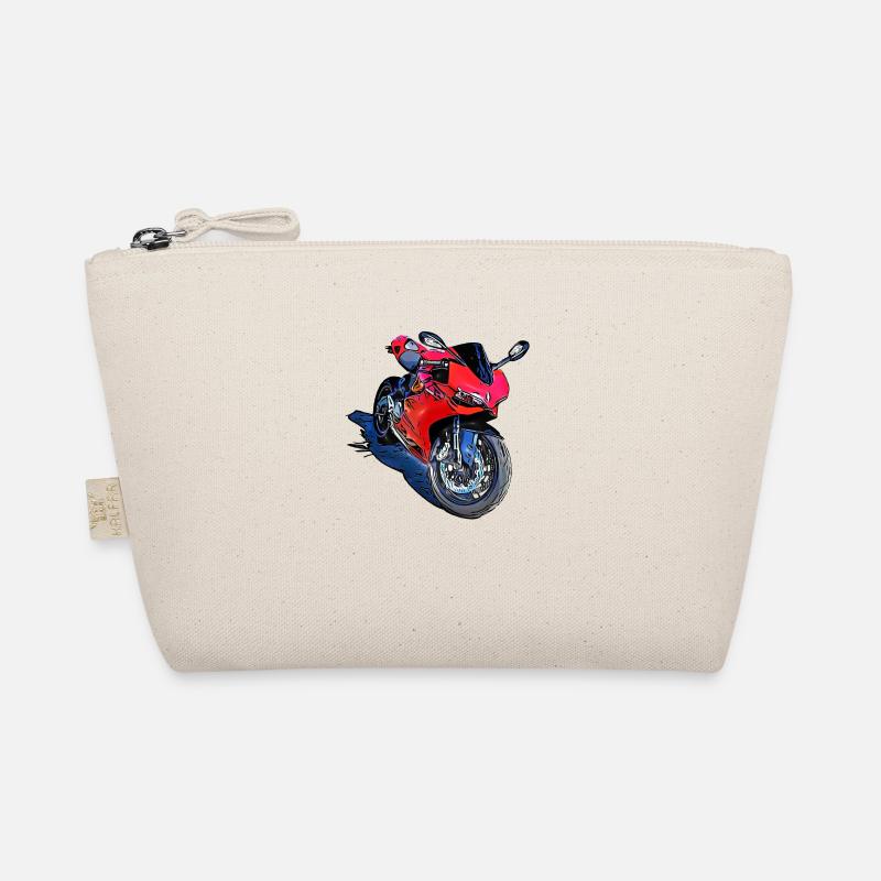 Sportmotorrad rot Bio-Täschchen