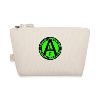 alfanimalliberationhumanliberationblack neon green - Organic Pouch - nature - Front