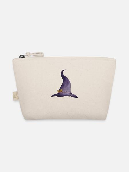 Hexenhut Halloween - Bio-Täschchen - Natur