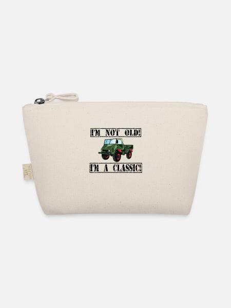 Je ne suis pas vieux - Je suis un classique / Unimog - Trousse biologique - nature - Devant
