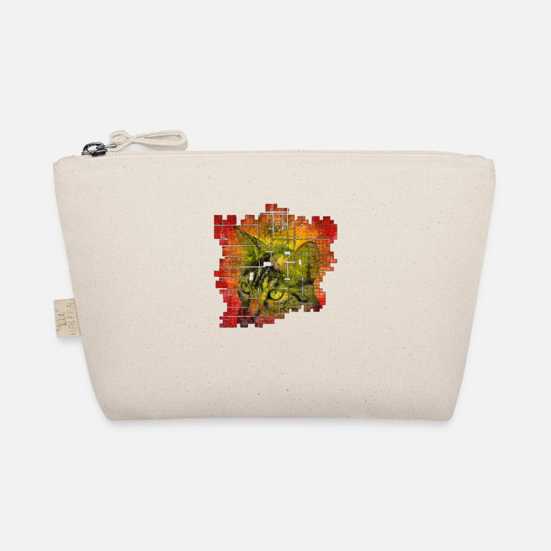 Katze bunt Bio-Täschchen