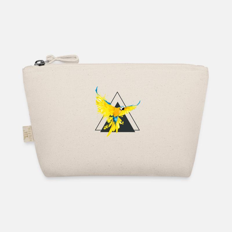 Yellow parrot Organic Pouch