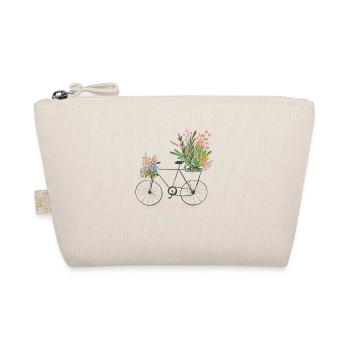 Bike full of flowers - Organic Pouch - nature - Front