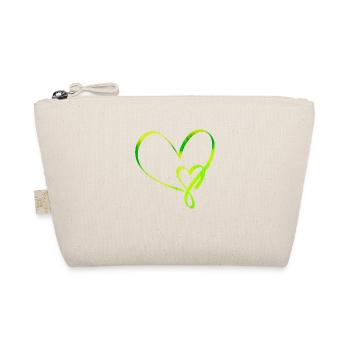 Chemise d’amour coeur Noël Saint-Valentin - Trousse biologique - nature - Devant
