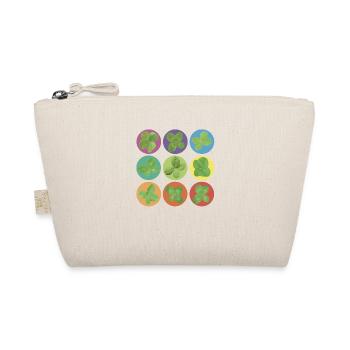 Klee bunt - Bio-Täschchen - Natur - Vorne
