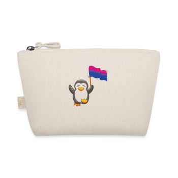 Pingouin bisexuel LGBT - Trousse biologique - nature - Devant