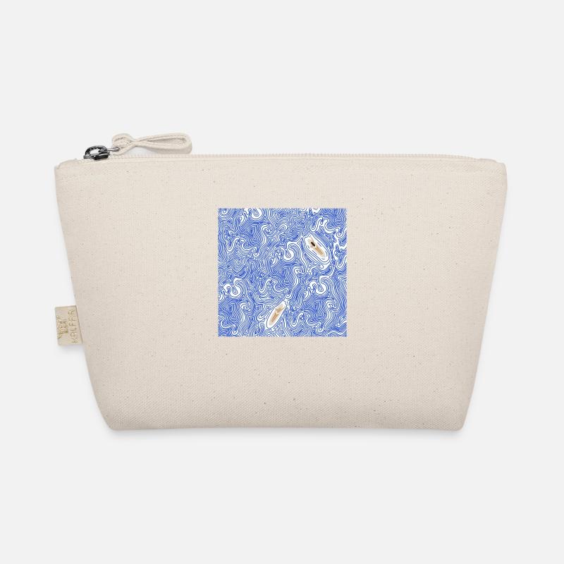 Waves from above Organic Pouch