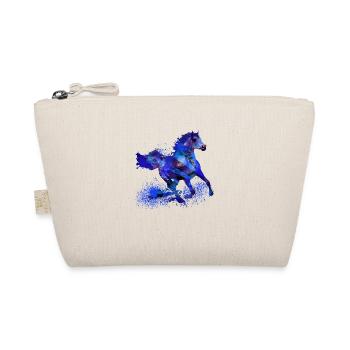 horse, blue,graffiti,painting,stallion - Organic Pouch - nature - Front