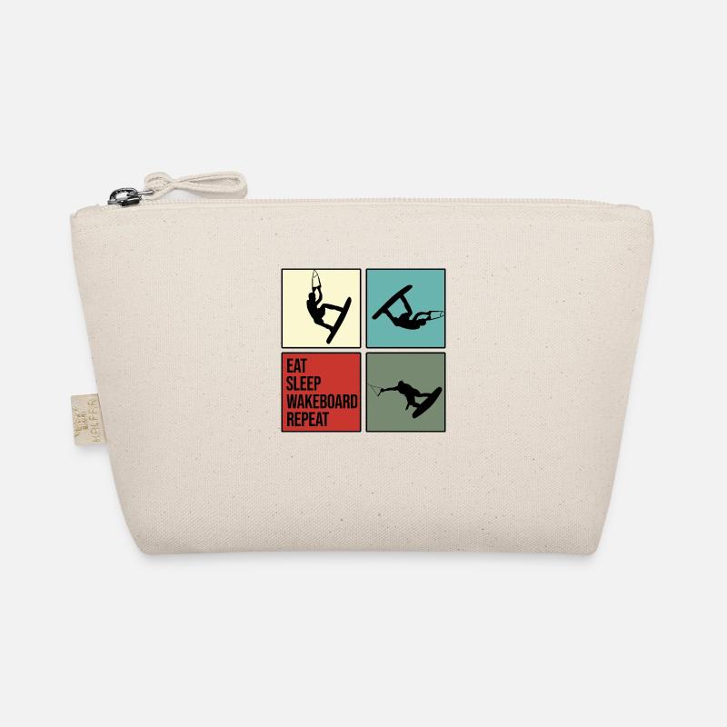wakeboard wakeboarder cable water rat eat repeat Organic Pouch