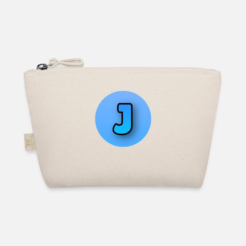 J - Design | blau Bio-Täschchen