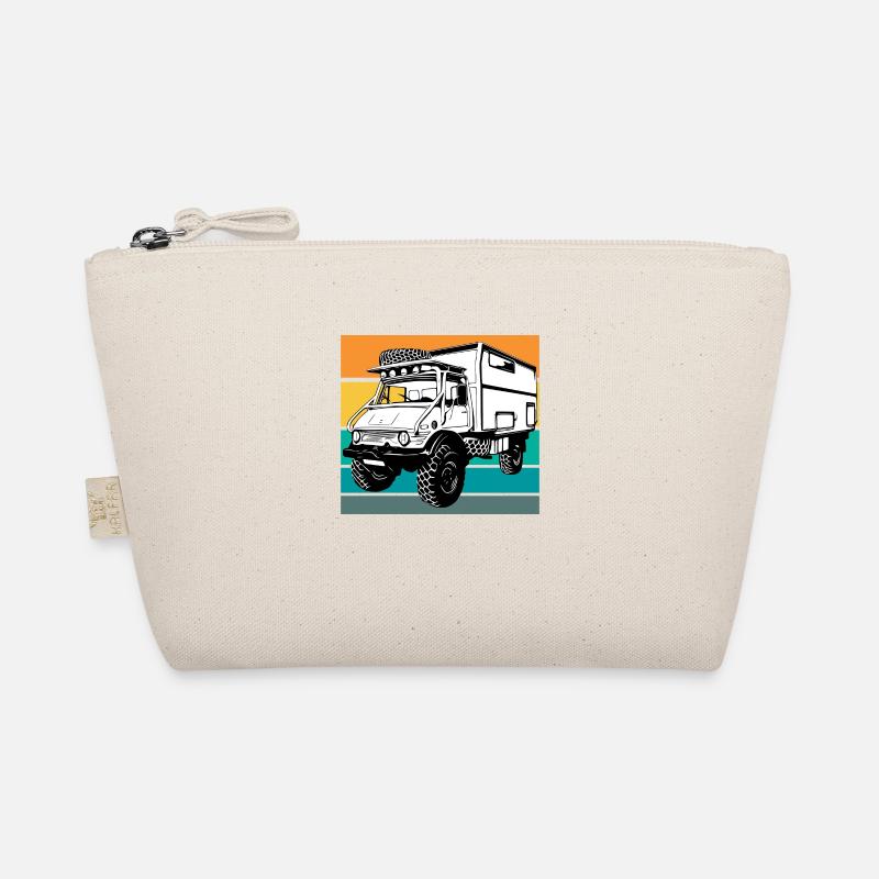 Camping - Unimog - Sunset - Oldtimer Organic Pouch