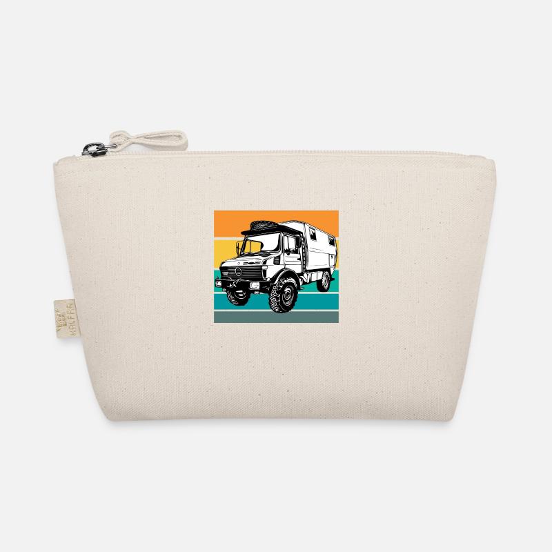 Camping - Unimog - Sunset - Oldtimer Organic Pouch