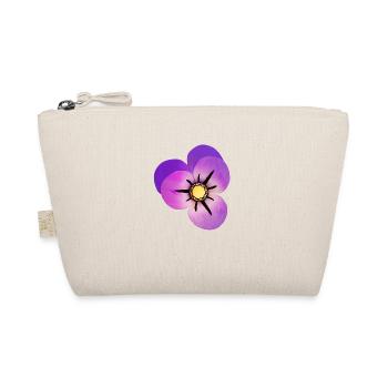 Magic Violet Petals - Organic Pouch - nature - Front