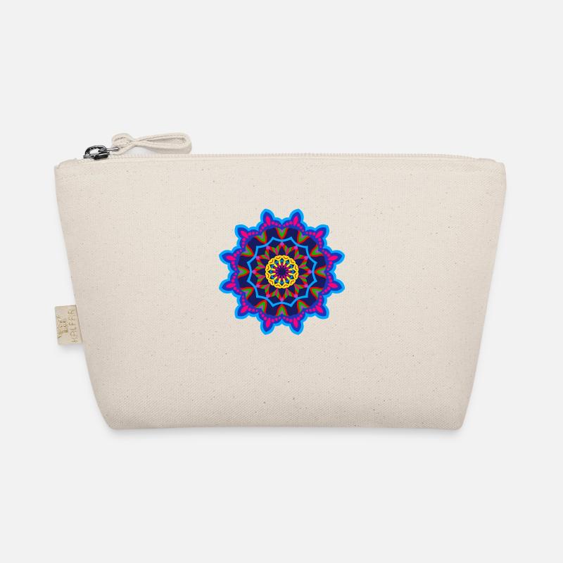 Floral Mandala - Bio-Täschchen - Natur