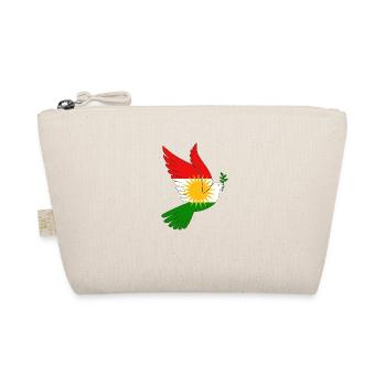 Taube Kurdistan Peace - Bio-Täschchen - Natur - Vorne