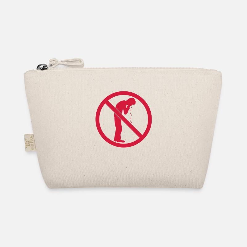 Sign crying forbidden Organic Pouch