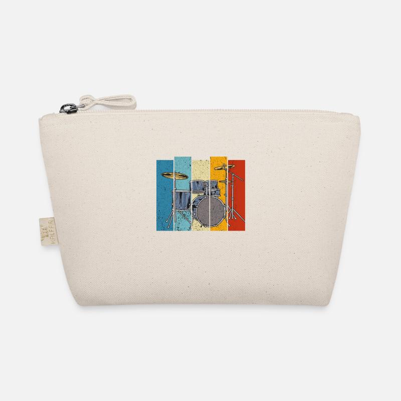Drums Funny Gift Drummer Battery Organic Pouch