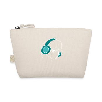 music manga headphones - Organic Pouch - nature - Front