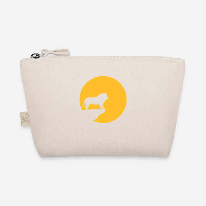 Löwe Klippe Sonne Bio-Täschchen