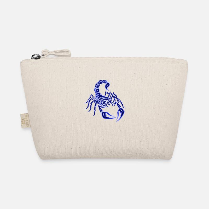 Scorpion, blue Organic Pouch