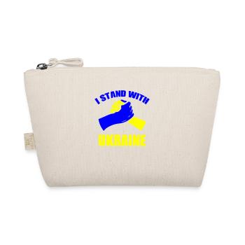 I stand with Ukraine - Bio-Täschchen - Natur - Vorne