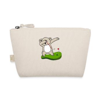 dab dabbing koala golf kids golf silly asia - Organic Pouch - nature - Front