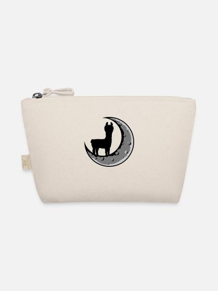 Silhouette de Lama lunaire - Trousse biologique - nature - Devant