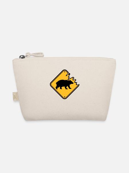 Bouclier Ours Danger pour la vie - Trousse biologique - nature - Devant