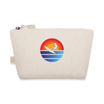 surf surf surfer cadeau planche de surf - Trousse biologique - nature - Devant