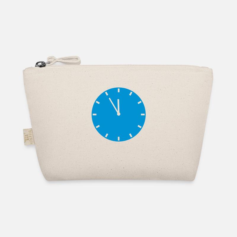 Wall Clock Time Hands Organic Pouch