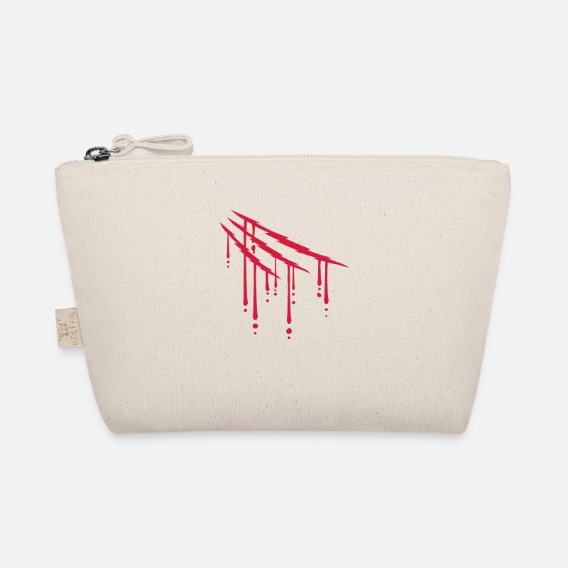 Blut Tropfen Kratzer Bio-Täschchen