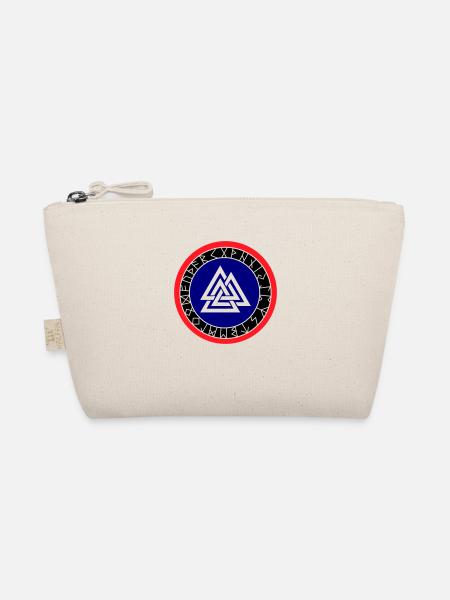 Viking Compass Wotan - Organic Pouch - nature - Front