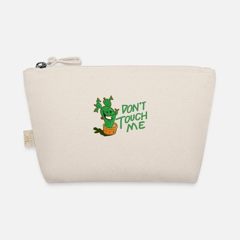 Funny Cactus Gardener Saying Don't touch me Organic Pouch