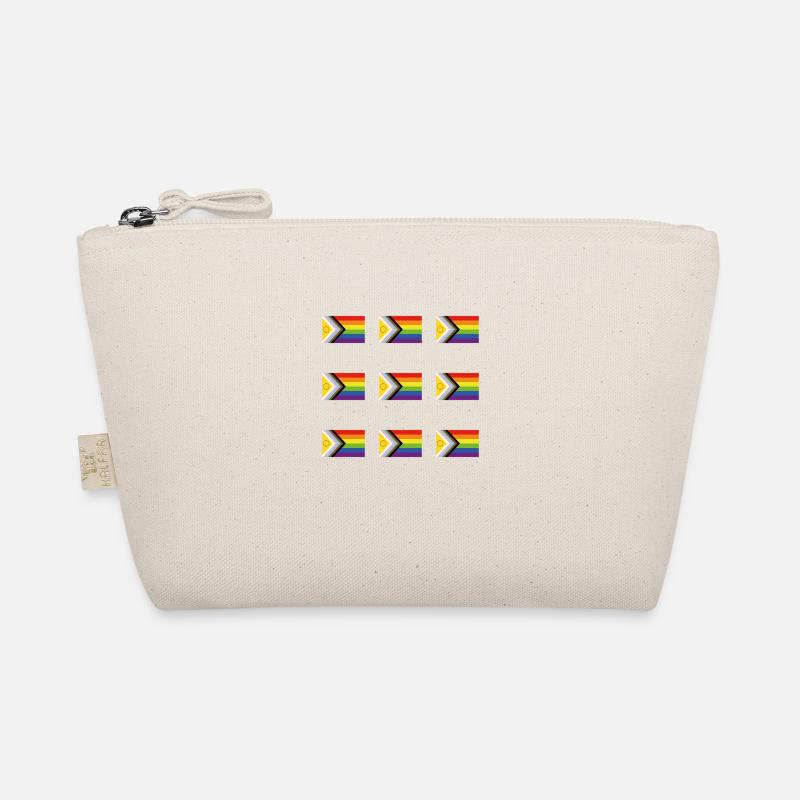 Intersex Inclusive Pride Fortschritt Pride Flagge - Bio-Täschchen - Natur