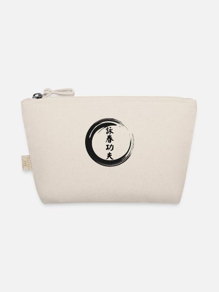 zen ving tsun kung fu - Bio-Täschchen - Natur - Vorne