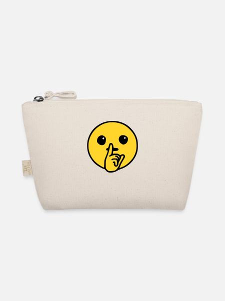 Emoji Silent Sketch Color - Organic Pouch - nature - Front