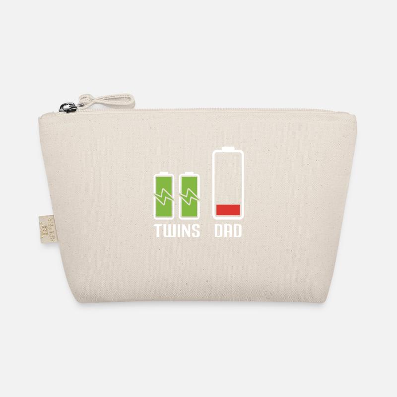 Dad Twins Battery Energie Power Bio-Täschchen