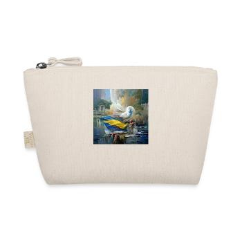 Peace for the Ukrainians, stand with Ukraine - Organic Pouch - nature - Front