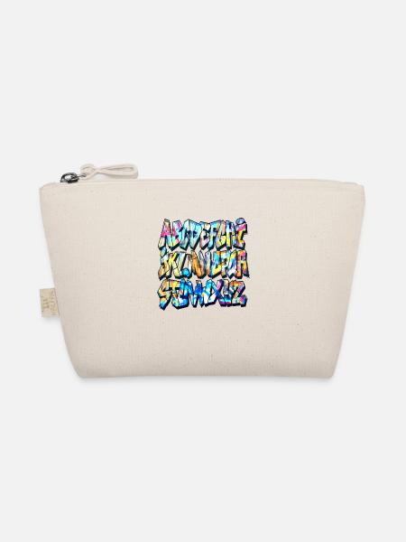 Graffiti alphabet - Organic Pouch - nature - Front