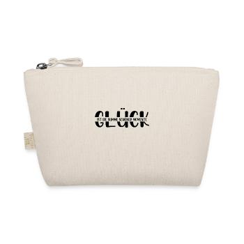 Glück ist die Summe schöner Momente - Bio-Täschchen - Natur - Vorne