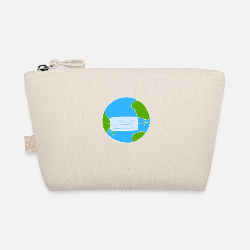 erde planet maske corona schutz Bio-Täschchen