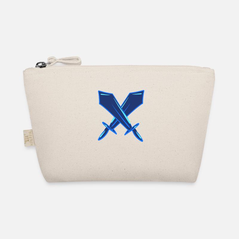 blaue schwerter schwert kampf symbol Bio-Täschchen