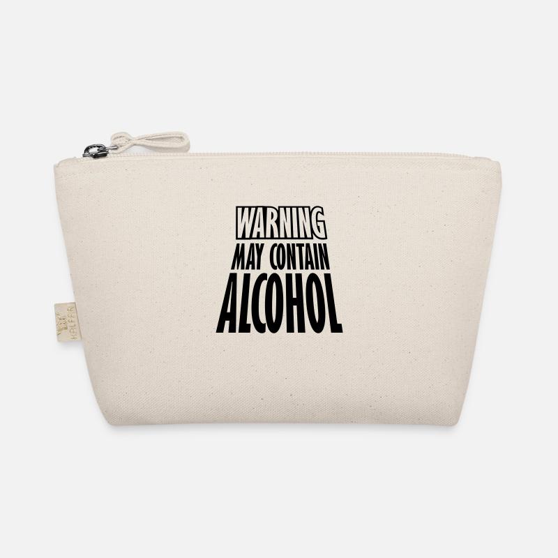 May Contain Alcohol Warning Organic Pouch
