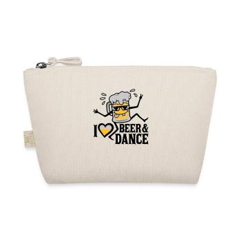 Love Beer and Dance - Bio-Täschchen - Natur - Vorne