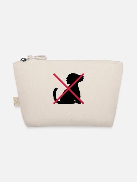 Keine Hunde Symbol Schild - Bio-Täschchen - Natur - Vorne