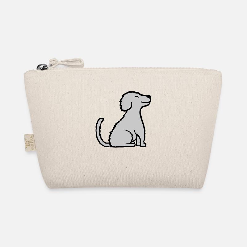 Happy seated good dog Organic Pouch