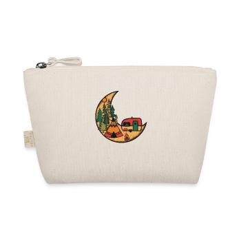 Retro Moon Camping - Organic Pouch - nature - Front