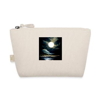 Full moon and moonlight on water at night - Organic Pouch - nature - Front