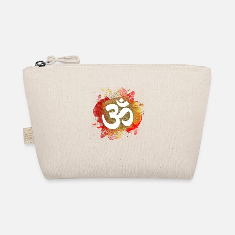 om zeichen gold feuer elemente liebe mantra Bio-Täschchen